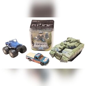 G.i Joe Combat Heroes Figure. transformers. Hot Wheels. Soma. Vintage Lot Bundle